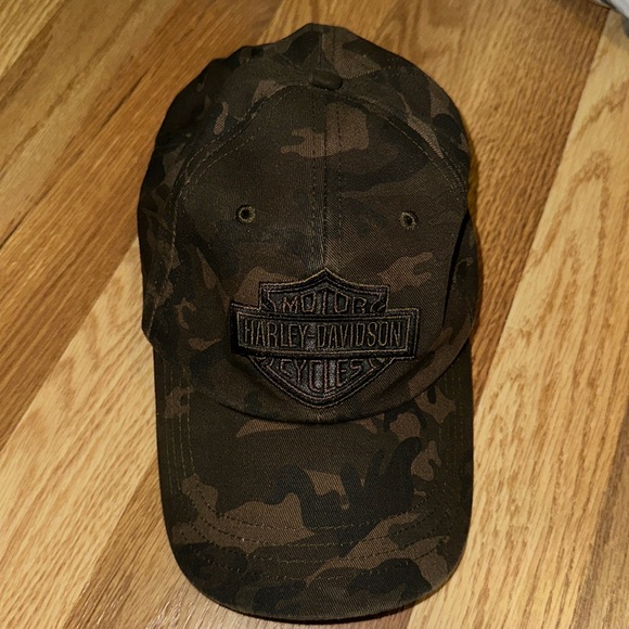 Harley-Davidson Other - Harley Davidson Camo Adjustable Hat